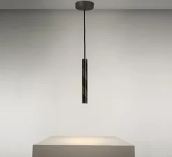 Suspension, Candy V30, graphite satiné, LED, dim, 2700K, 331 lm, Ø3,6cm, H30cm - CVL