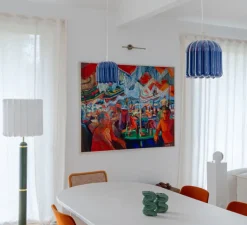 Suspension*Cosin Suspension, Cannelle Petite, , L20cm, H20cm - bleu