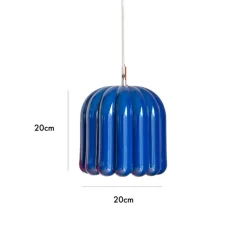 Suspension*Cosin Suspension, Cannelle Petite, , L20cm, H20cm - bleu