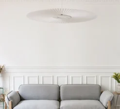 Suspension*Hartô Suspension, Carmen Large, , DIM, LED, 700lm, Ø120cm, H3,5cm - HARTÔ blanc