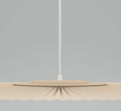 Suspension, Carmen Large, sable doré, DIM, LED, 700lm, Ø120cm, H3,5cm - HARTÔ