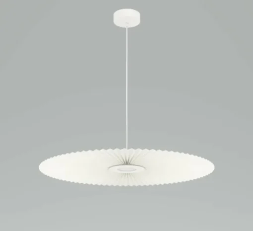 Suspension, Carmen Medium, blanc, DIM, LED, 2700K, 700lm, Ø90cm, H3,5cm - HARTÔ