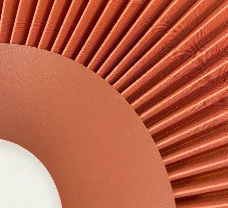 Suspension, Carmen S 50cm, série limitée NEDGIS X HARTO, terracotta, LED, dim, 2700K, 985 lm, Ø50cm, H3,2cm - Hartô