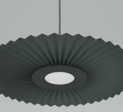 Suspension*Hartô Suspension, Carmen small, , DIM, LED, 2700K, 700lm, Ø50cm, H3,5cm - gris ardoise