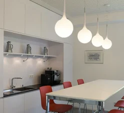 Suspension*Artemide Suspension, Castore 25, , H222cm, Ø25cm - blanc