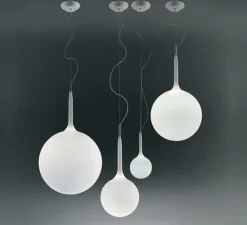 Suspension*Artemide Suspension, Castore 25, , H222cm, Ø25cm - blanc