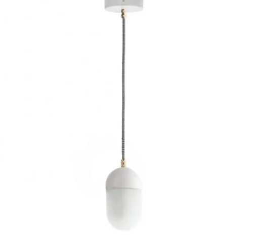 Suspension*Zangra Suspension, ceilinglamp.084, avec globe 007, , IP21, Ø10cm, H2,4cm - blanc