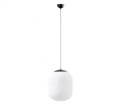 Suspension*Zangra Suspension, ceilinglamp.169.b, , IP40, Ø32cm, H41,5cm - noir mat