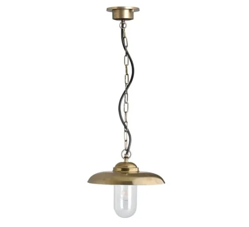 Suspension*Zangra Suspension, Ceilinglamp.o.089.go, , IP44, Ø29cm, H25cm - laiton