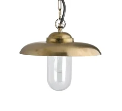 Suspension*Zangra Suspension, Ceilinglamp.o.089.go, , IP44, Ø29cm, H25cm - laiton