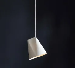 Suspension, Ceramic, Wide, blanc, Ø23cm, H23,5cm - Moebe