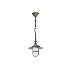 Suspension*Moretti Luce Suspension, Chalet 164, , IP44, Ø21,5cm, H85cm - Laiton vieilli
