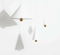 Suspension*Petite Friture Suspension, Cherry, Petit, , LED, dim, 3000K, 1040 lm, Ø16cm, H37,5cm - blanc