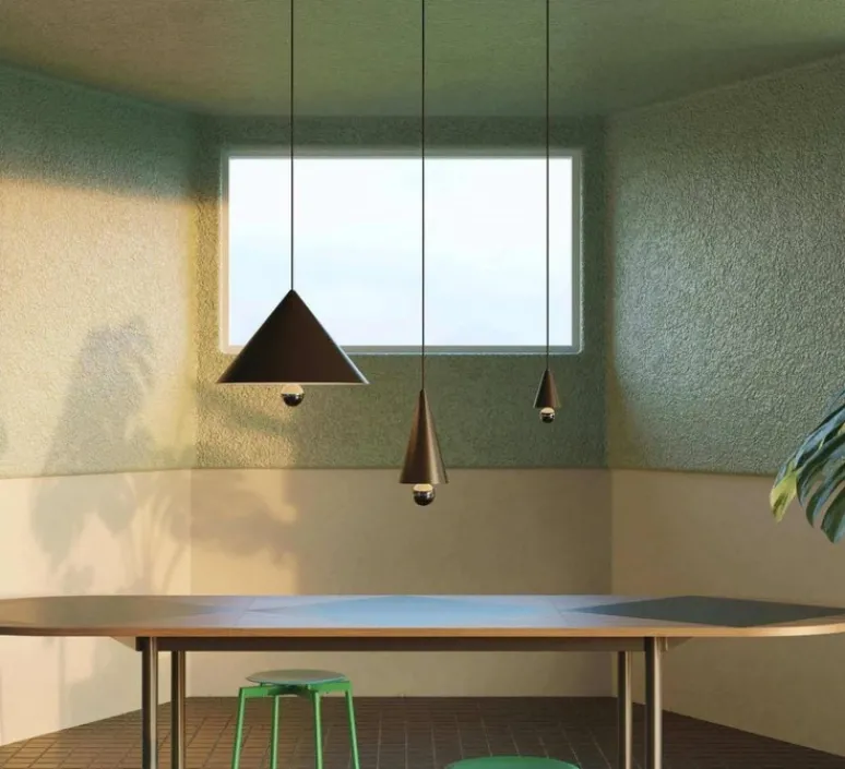 Suspension*Petite Friture Suspension, Cherry, Petit, , LED, dim, 3000K, 1040 lm, Ø16cm, H37,5cm - noir