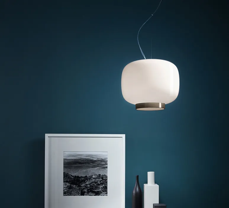 Suspension*Foscarini Suspension, Chouchin 3 reverse, , Ø40cm, H25cm - gris