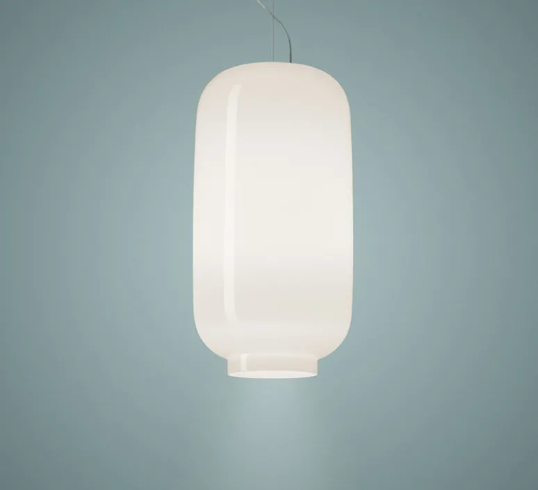 Suspension*Foscarini Suspension, Chouchin bianco 2 LED, , LED, dim, 2700K, 2581 lm, L22cm, H43cm - blanc