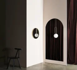 Suspension, Cime, laiton, Ø20cm, H50cm - Eno Studio