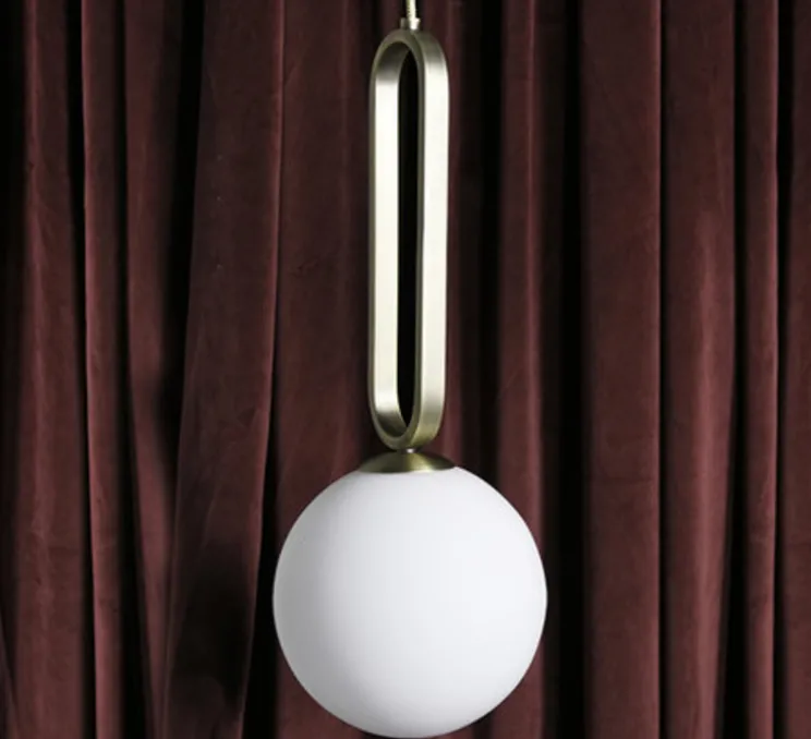 Suspension, Cime, laiton, Ø20cm, H50cm - Eno Studio