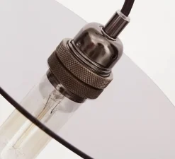 Suspension, Circle Shade, gris, Ø25cm, H10cm - FRAMA