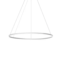 Suspension, Circular Downward, blanc, LED, dim, 4000K, 8756 lm, Ø200cm, H6cm - LEDS C4