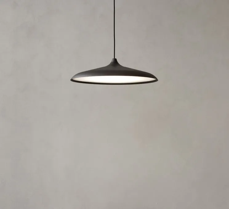 Suspension, Circular, noir, LED, dim, 2700/4000k, 800lm, Ø55cm, H13,8cm - Audo Copenhagen