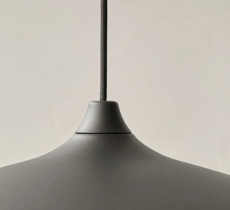 Suspension, Circular, noir, LED, dim, 2700/4000k, 800lm, Ø55cm, H13,8cm - Audo Copenhagen