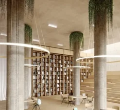 Suspension, Circular simple outward, or, LED, 2700k, 7626 lm, Ø300cm, H5cm - LEDs C4