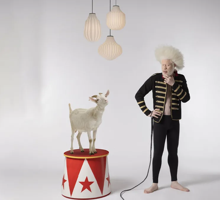 Suspension, Circus C, blanc, Ø24cm, H37cm - Karman