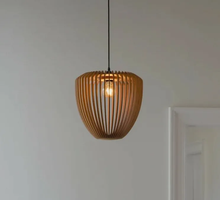 Suspension, Clava Wood, chêne, Ø38cm, H39cm - Umage