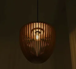 Suspension, Clava Wood, chêne, Ø38cm, H39cm - Umage