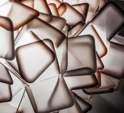 Suspension*Slamp Suspension, Clizia, , Ø78cm, H28cm - orange