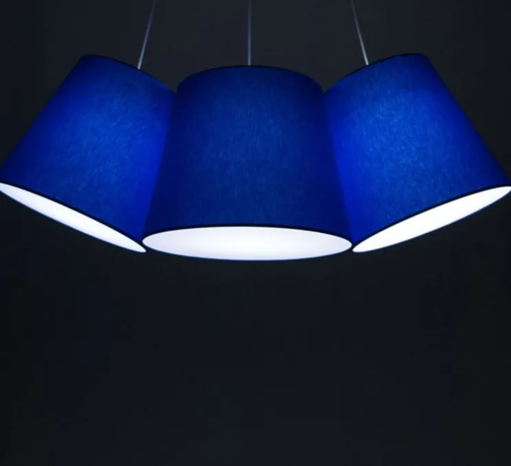 Suspension, Cluster, bleu, H30cm - Fraumaier