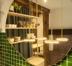 Suspension, Collect Lighting, high, abat-jour Angle, noir, Ø58cm, H10,5cm - Ferm Living