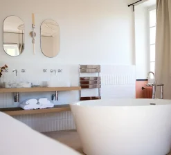 Suspension, Collect Lighting, low, noir, abat-jour Disc, gris clair, Ø12cm, H17cm - Ferm Living