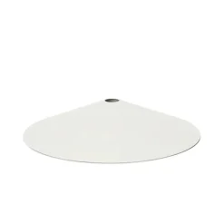 Suspension, Collect Lighting, abat-jour Angle, socket low, blanc, Ø58cm, H20,7cm - Ferm Living