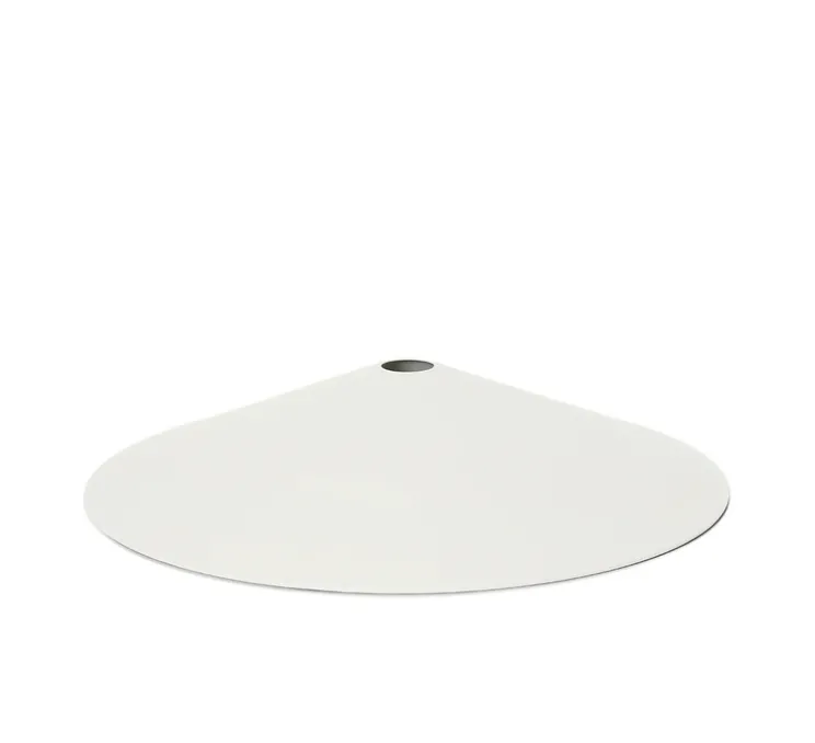 Suspension, Collect Lighting, abat-jour Angle, socket low, blanc, Ø58cm, H20,7cm - Ferm Living