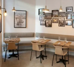 Suspension, Collect Lighting, high, abat-jour Disc, cashmere, Ø6cm, H24cm - Ferm Living