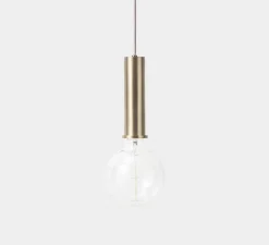 Suspension*Ferm Living Suspension, Collect lighting, high, abat-jour Record, , Ø30cm, H24cm - laiton