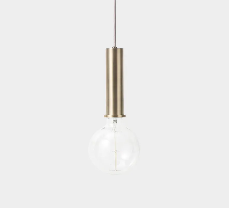 Suspension*Ferm Living Suspension, Collect lighting, high, abat-jour Record, , Ø30cm, H24cm - laiton