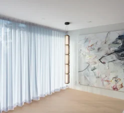 Suspension, Column 175, verticale, 5 cylindres, carbone, LED, dim, 0-10V, 3555lm, 2700K, Ø17,5cm, H143,5cm - A-N-D