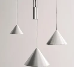 Suspension*HAY Suspension, Compass 430 ajustable, , Ø43cm, H26cm - alu brossé