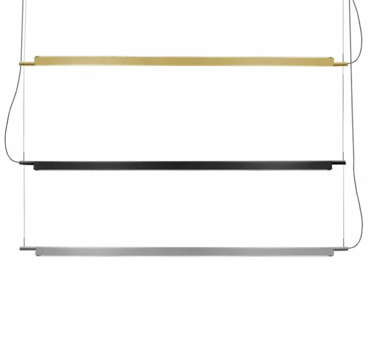 Suspension, Compendium D81s, aluminium, LED, dimmable, DALI, 1926lm, 2700K, L162,5cm, H4,57cm - Luceplan