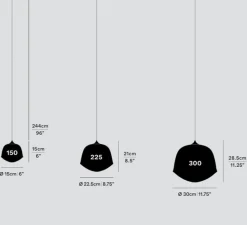 Suspension*A-N-D Suspension, Contour 150, , LED, 2700K, Ø15cm, H15cm - jaune citrine