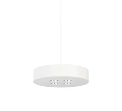 Suspension, Cookie, blanc, LED, dim, 2700-3200-4000K, 985 lm, Ø12cm, H2,5cm - Beneito Faure