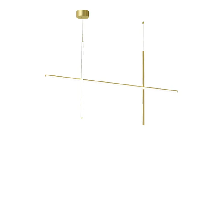 Suspension, Coordinates Suspension 2, champagne, LED, 2700K, 2960lm, L176,2cm, H92,2cm - Flos