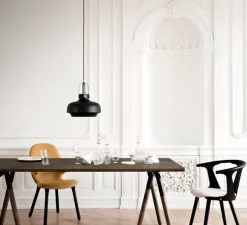 Suspension, Copenhagen Pendant SC6, noir mat, Ø20cm, H25cm - Andtradition