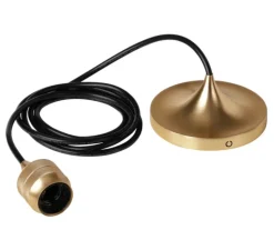 Suspension*Umage Suspension, Cordset pro, , Ø14cm, H6,3cm - noir et laiton