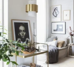 Suspension*Hudson Valley Lighting Suspension, Corinth S, , Ø27,9cm, H34cm - laiton