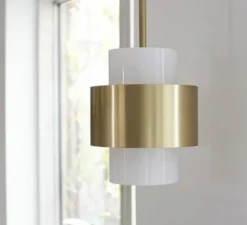 Suspension*Hudson Valley Lighting Suspension, Corinth S, , Ø27,9cm, H34cm - laiton