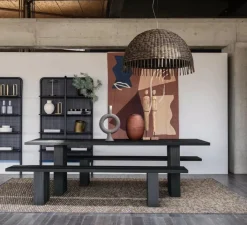 Suspension*Gervasoni Suspension, Croco 95, , Ø100cm, H59cm - marron